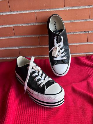 ZAPATILLAS CONVERSE BAJAS CON PLATAFORMA
