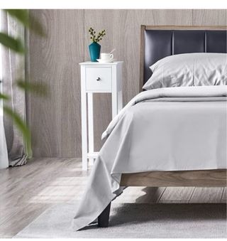 Mesita con cajón y estante 25x25x70cm