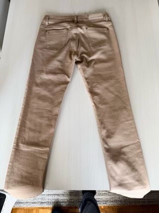 Lote 3 pantalones XBR beige y blanco. Tallas 40