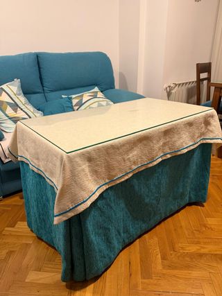 Sofás tres y dos plazas verde turquesa