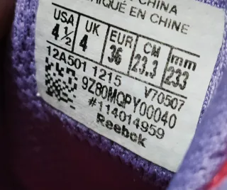 Zapatillas Reebok mujer Talla 36 Fucsia/violeta