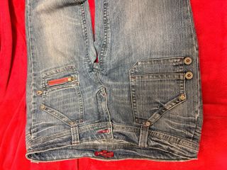 Pantalón vaquero vintage azul oscuro