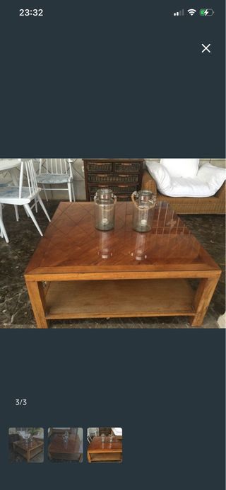 Mesa de centro de madera y cristal Wasap 629451997
