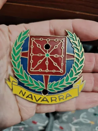 Chapa Navarra Antigua per moto vespa