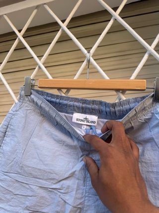 Bañador Stone Island Talla S Gris