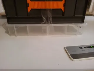 Caja de herramientas de plástico organizadora