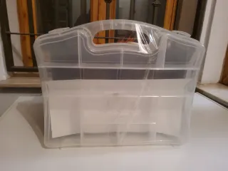 Caja de herramientas de plástico organizadora