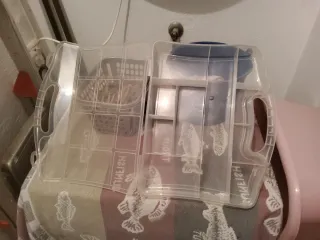 Caja de herramientas de plástico organizadora