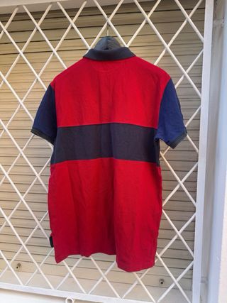 Polo Ralph Lauren Caballo Rojo Azul Talla L