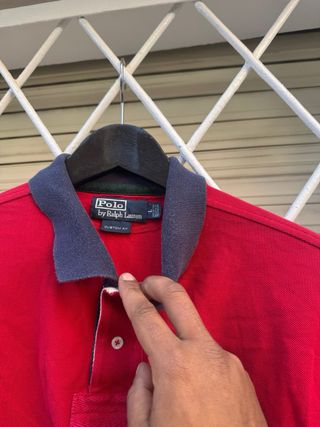 Polo Ralph Lauren Caballo Rojo Azul Talla L