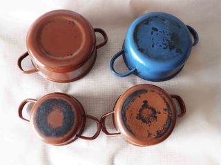 Juego de 4 tarteras o cazuelas VINTAGE