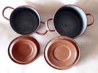 Juego de 4 tarteras o cazuelas VINTAGE