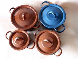 Juego de 4 tarteras o cazuelas VINTAGE