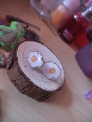 Pendientes Huevo Frito