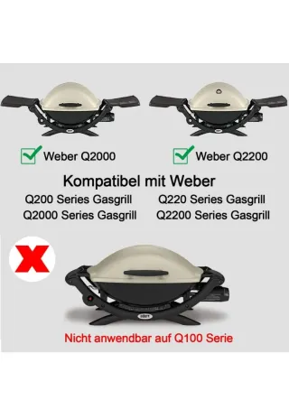 Griglie in ghisa per Weber Q200/Q220/Q2000