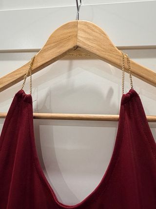 Vestido Ceremonia Rojo Talla S