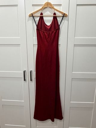 Vestido Ceremonia Rojo Talla S