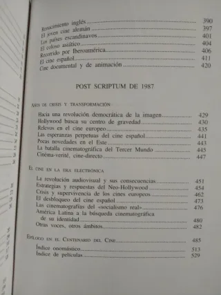 HISTORIA DEL CINE. ROMÁN GUBERN. EDITORIAL LUMEN.
