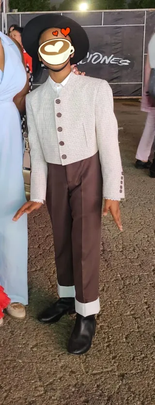 Traje campero niño.