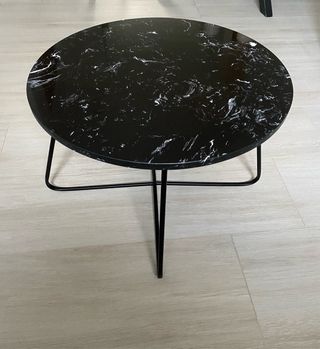 Set di tavolini in marmo nero