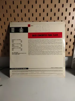 Vinilo J.S. Bach Conciertos para Clave