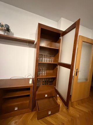 Mueble de salón modular madera