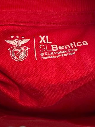 Camiseta  Benfica deportiva hombre roja