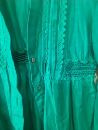 Camisa verde mujer