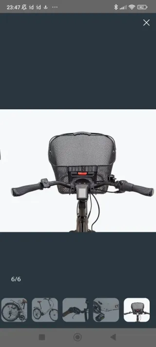 Bicicleta Moma Classic 24 con cesta