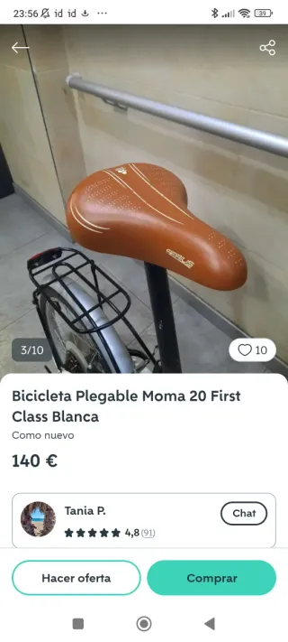 Bicicleta Moma Classic 24 con cesta