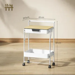 Carrello Ausiliare Cucina 3 Camere da Letto Bagno Cucina