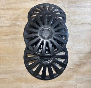 Tapacubos Negros 15 Pulgadas