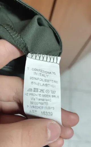 Gonna Floria satinata verde muschio Made in Italy