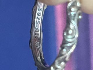 Anillo Pandora Plata Diseño Floral