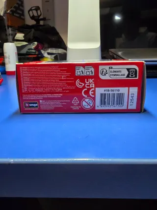 Modellino bburago ferrari 488 pista scala 1:64