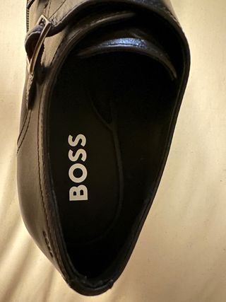 Zapatos de vestir de piel Hugo Boss negros NUEVOS