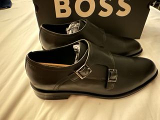 Zapatos de vestir de piel Hugo Boss negros NUEVOS