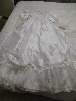 Vestido de Comunión Blanco Talla 8