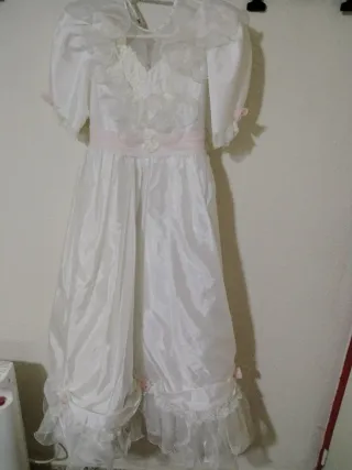 Vestido de Comunión Blanco Talla 8