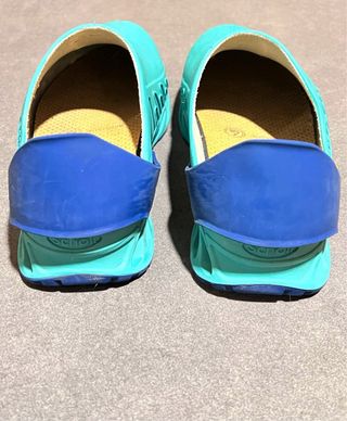 Zuecos Scholl Azul y verde