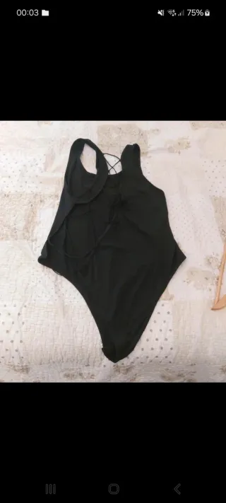 Body canotta incrociato schiena scoperta