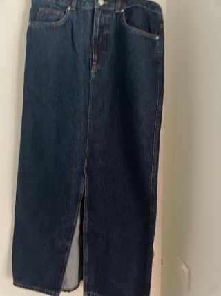 Falda vaquera Mango Talla L