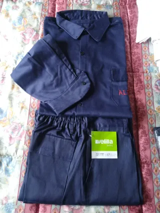 Conjunto Ropa Trabajo Pantalón T48 Camisa T46
