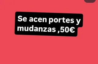 Portes,mudanzas desescombros