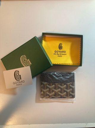 Portacarte Goyard Nero/Marrone