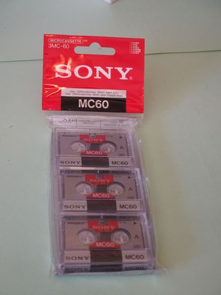 Sony Microcassette MC60 (3 unidades)
