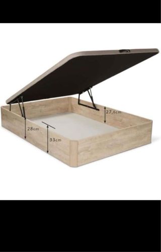 Armario modular madera beige y gris
