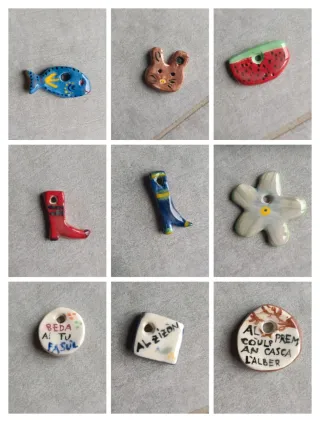 Ciondoli ceramica fatti a mano