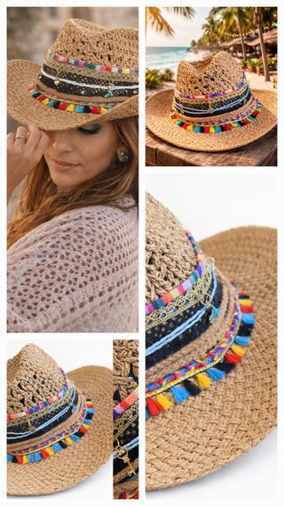 Sombrero Cowboy TULUM Migari Hecho a Mano