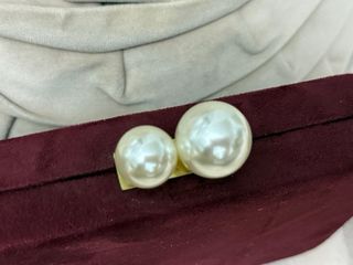 Bolso de terciopelo burdeos